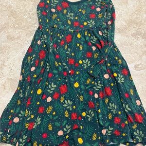 Little Sleepies Green Floral Play Dress